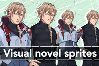 do sprites for your visual novel