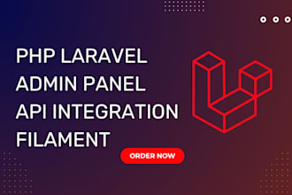modern PHP laravel admin panel using php filament