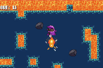 make a complete 2d game using godot for desktop platforms