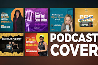 design podcast cover art, podcast artwork, podcast cover design