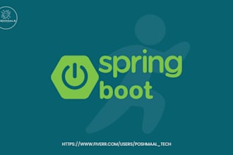 develop java spring boot rest apis and applications