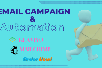do marketing shopify klaviyo flows, mailchimp email marketing and campaign
