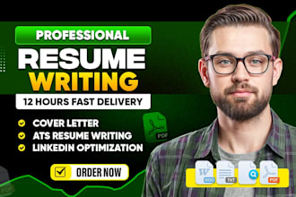 do professional ats resume writing, design resume, executive CV and cover letter