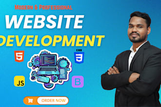 do web development in html, css and javascript