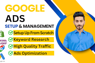 setup your google ads adwords PPC campaigns, ads specialist