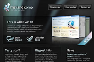 clone any 1 page website and give you the layered photoshop file