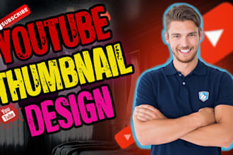 design an amazing  youtube thumbnail