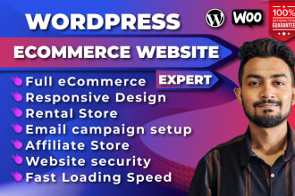 build, redesign, revamp wordpress website development, ecommerce website