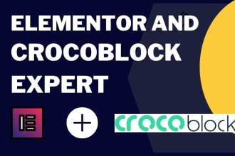 create a dynamic wordpress website using crocoblock elementor pro and astra them