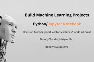 do projects on python machine learning and ai on jupyter notebook