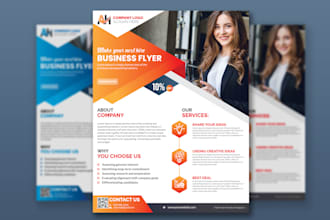 design business flyers, one pager, and marketing materials