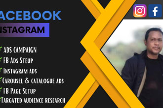 create fb ads campaign, instagram ads, business manager setup, catalogue ads