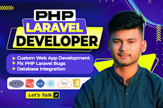 fix php laravel website bugs and be your php laravel developer