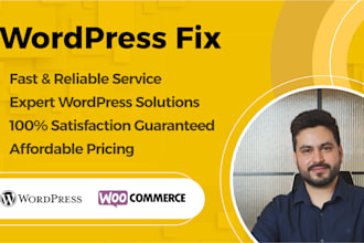fix wordpress issues, bugs, and errors quickly