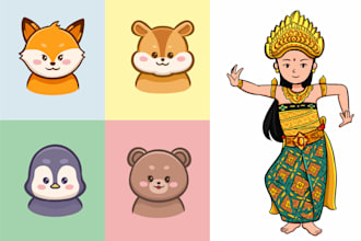draw a cute chibi illustration