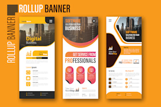 roll up banner design custom banners for business events
