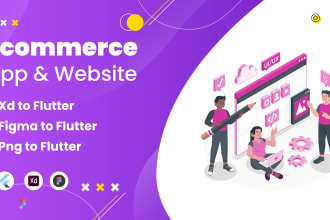 build custom ecommerce store app and website
