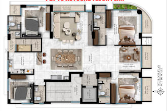 autocad plan for 2d floor plan and 3d design