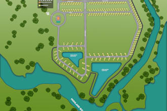 design 2d and 3d maps for rv parks, campsites and property map
