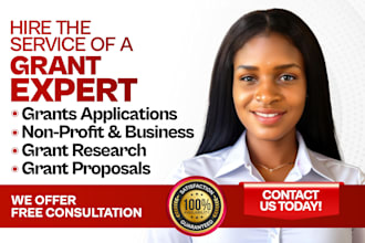 do grant writing, research, craft proposals for nonprofits and small businesses