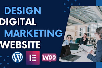 create dynamic digital marketing agency or business website