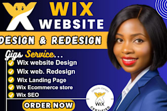 build wix website design, redesign wix website, redesign wix website development