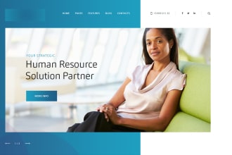 professional human resources website design, hr website, human resource website