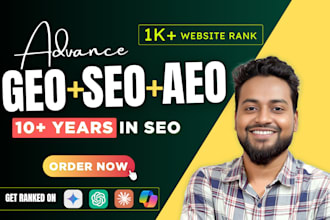 do GEO SEO aeo local and off page backlinks for google and ai search