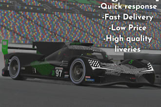create you a livery in iracing