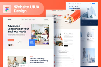 do figma website, landing page design, website ui