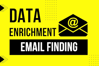 do data enrichment and email finding