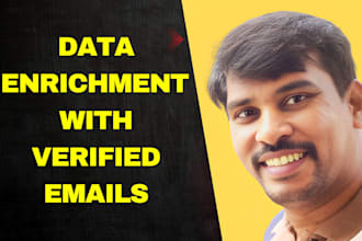 data enrichment and find verified emails