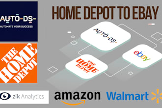 do home depot to ebay dropshipping listing via auto ds tool