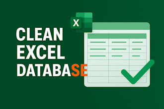 clean your microsoft excel or google sheets database