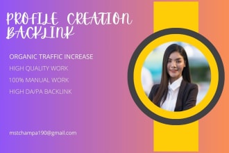 create high da pa dofollow forum profile backlink