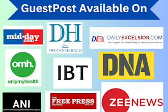 publish article on daily excelsior, zee news, aninews, dna india at best price