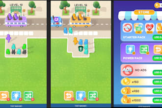 create full unity game for you