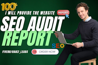provide a full SEO audit report, competitor website analysis
