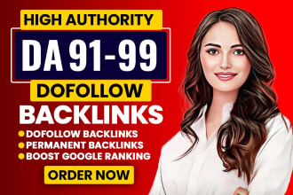 boost ranking with high da 90 authority dofollow SEO backlinks for link building