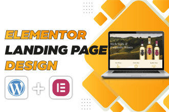 do single page website, one page website, and wordpress landing page design