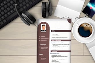 professional CV resume design in editable format less then 4 hrs