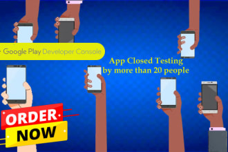 provide 20 active testers for your google play closed testing for 2 week