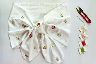 do embroidery in dresses
