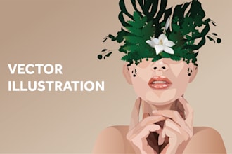 create colorful flat vector illustrations
