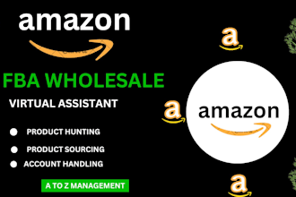 be your expert amazon fba fbm wholesale vitrual assistant