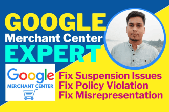 fix google merchant center suspension fix misrepresentation gmc shopping ads