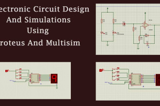 craft innovative circuits simulated on proteus and multisim