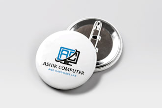 make good looking computer networking logo for your company