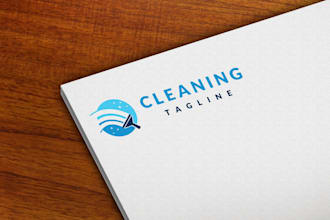 make attractive logo about pressure washing cleaning service power washing