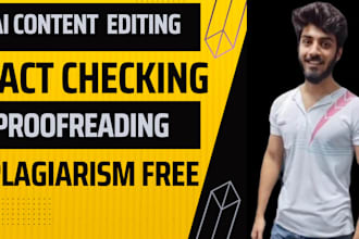 do ai content editing of long form content and fact checking to rank on google